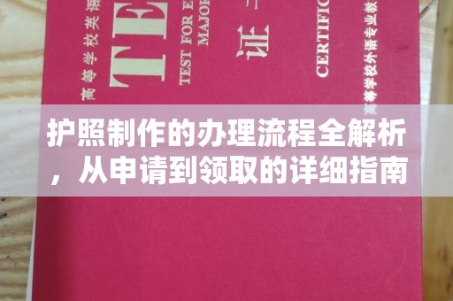 邛崃护照制作的办理流程全解析，从申请到领取的详细指南