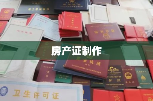 邛崃房产证制作